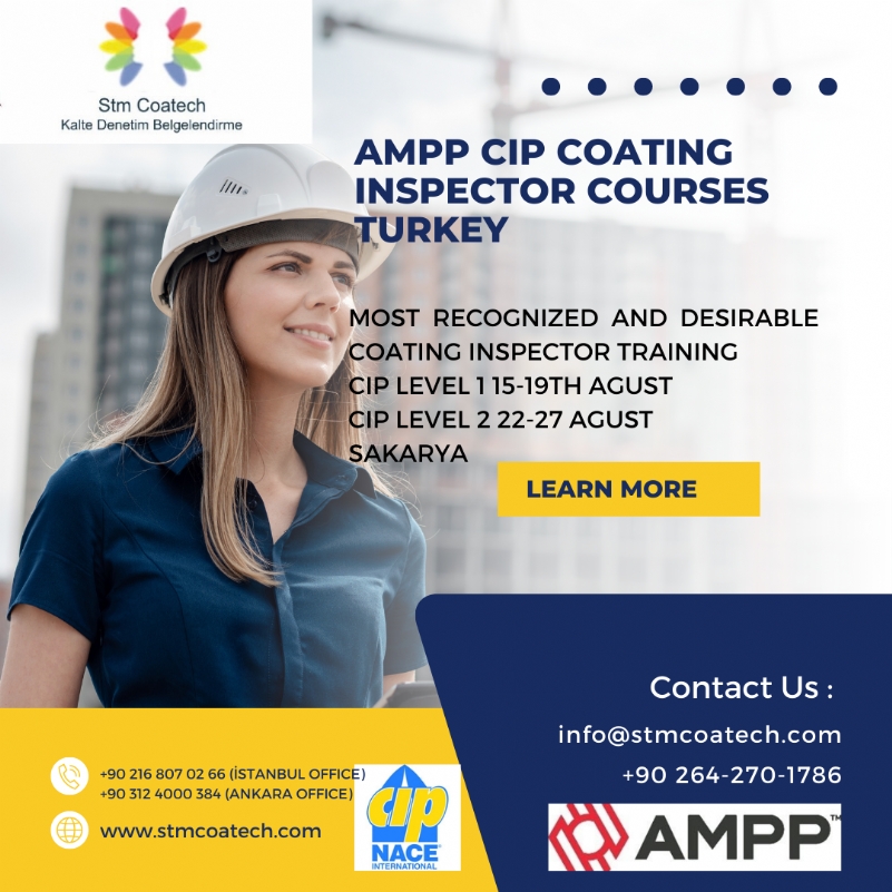 AMPP(NACE) CIP Coating Inspector Course Agust 2022